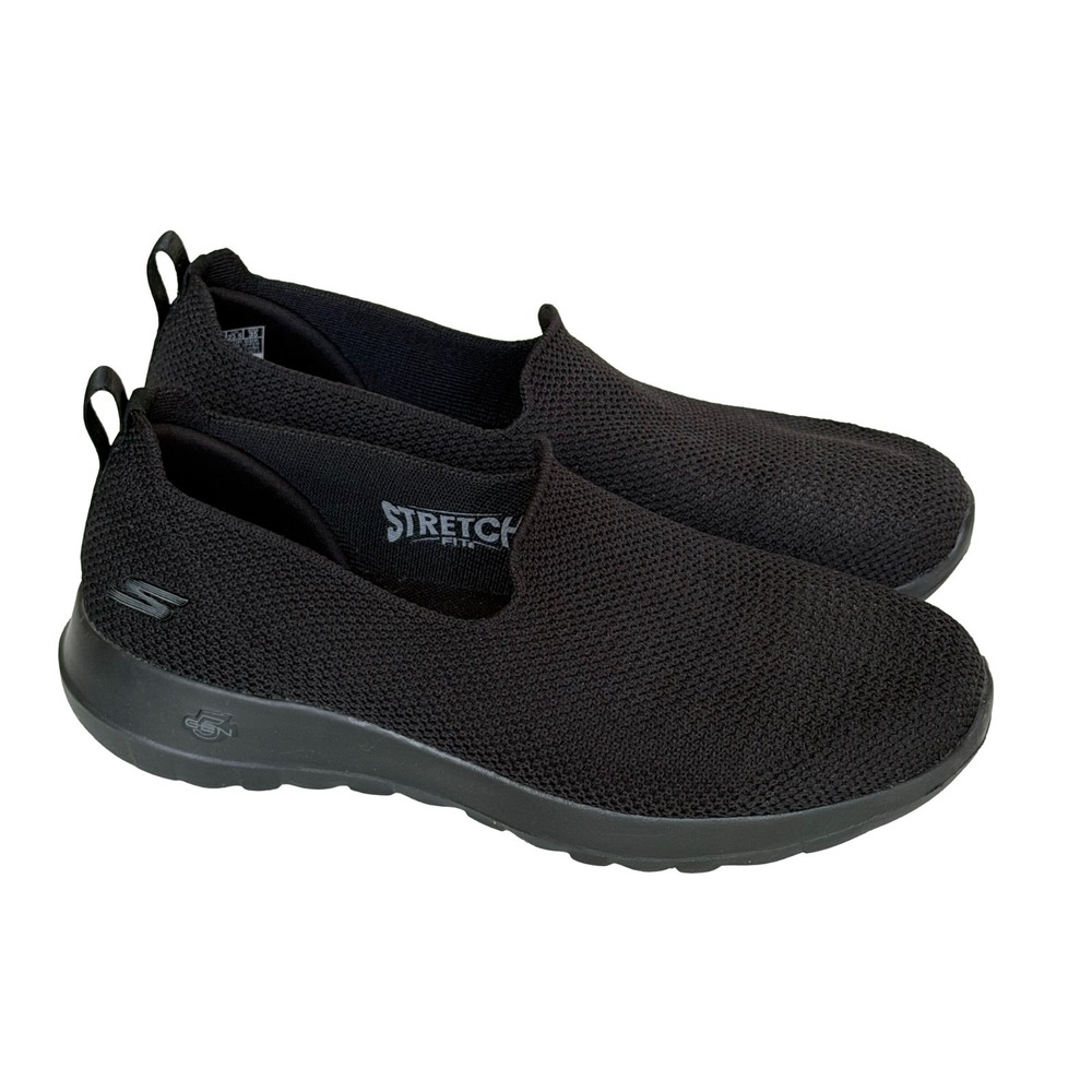 Skechers Go Walk Stretch Fit Sneakers Women's Size 6.5 Black Shoes 124187